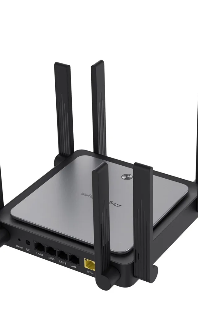 Ruijie Networks RG-EW3200GX PRO wireless router Gigabit Ethernet Dual-band (2.4 GHz / 5 GHz) Black