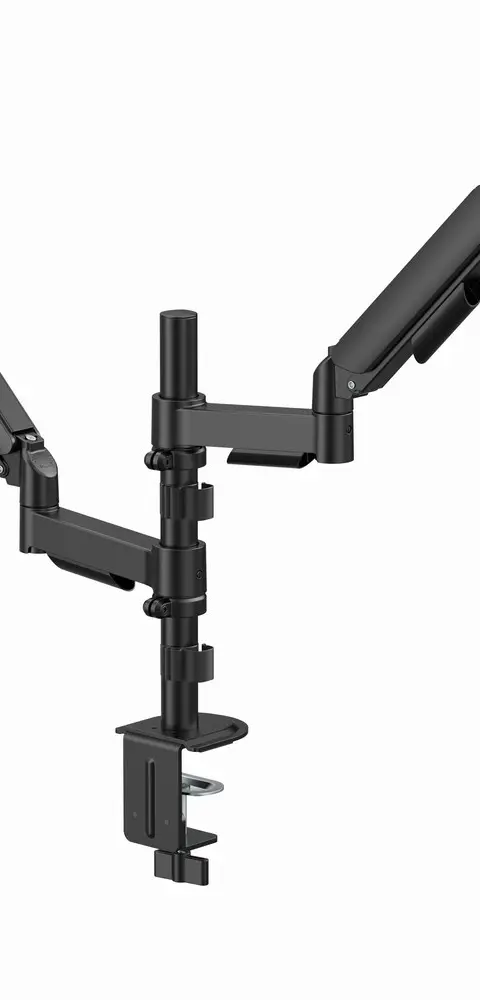Gembird MA-DA2P-02 monitor mount / stand 81.3 cm (32") Desk Black