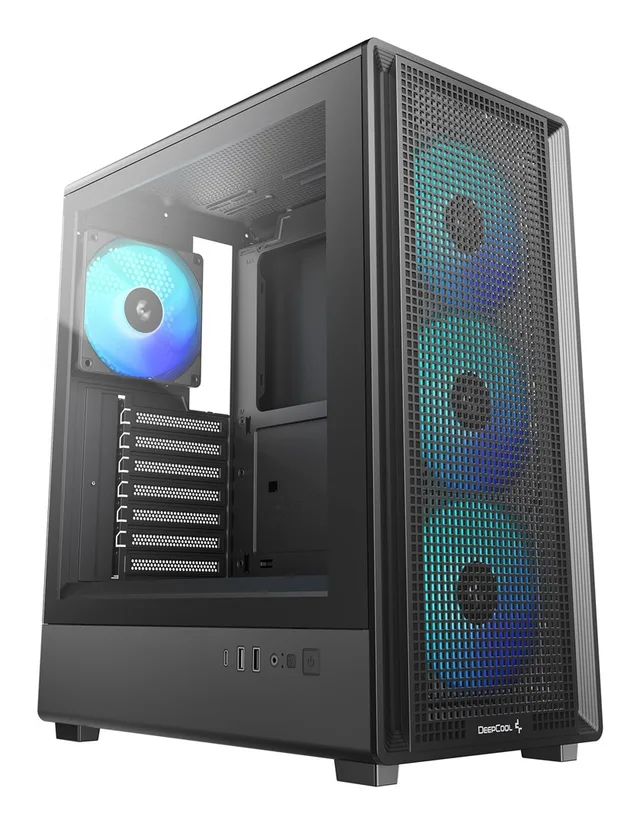 Deepcool Case | CC550 4F | Mid Tower | ATX PS2 (maximum length: 180 mm) | Black