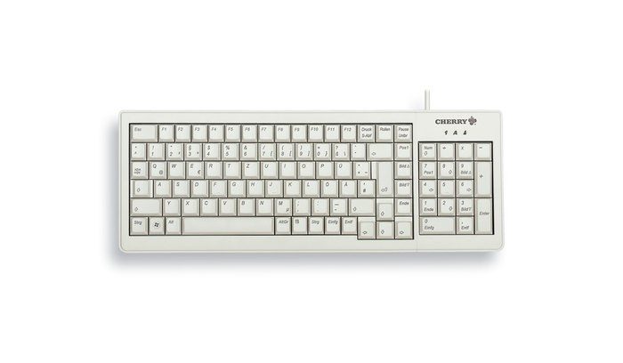 CHERRY XS keyboard Home USB QWERTZ German Grey