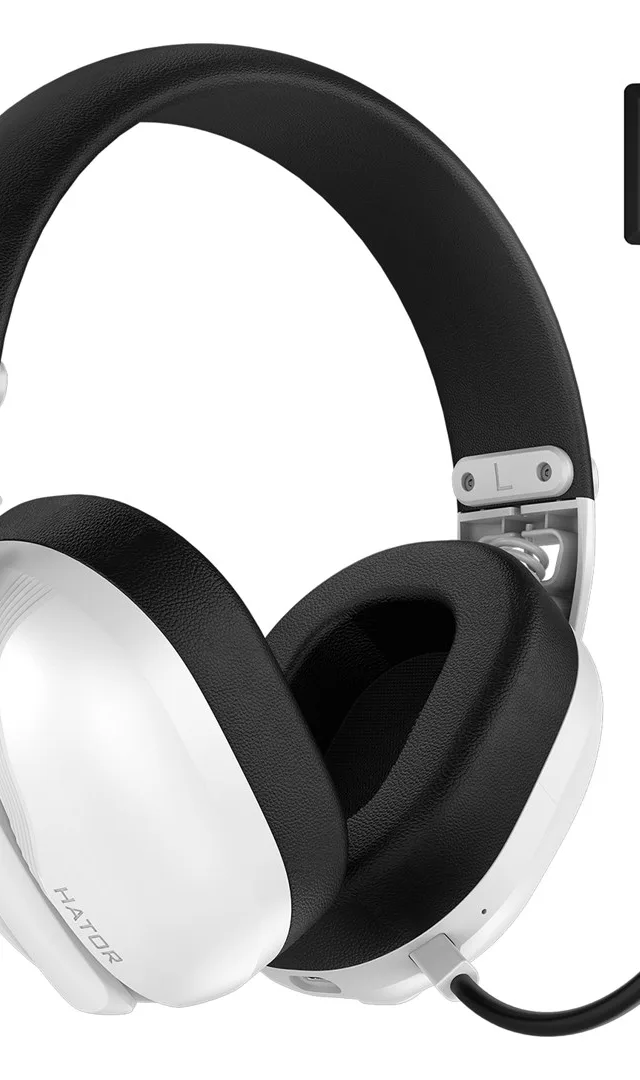 HATOR Hyperpunk 3 Wireless Headset Wired & Wireless Head-band Gaming USB Type-C / USB Type-A Bluetooth White