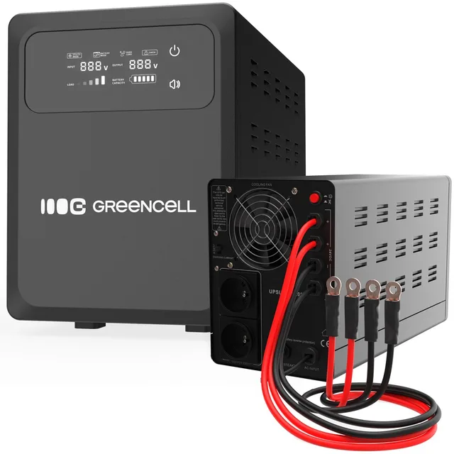 Green Cell UPSLPPC1200 uninterruptible power supply (UPS) Line-Interactive 2 kVA 1200 W