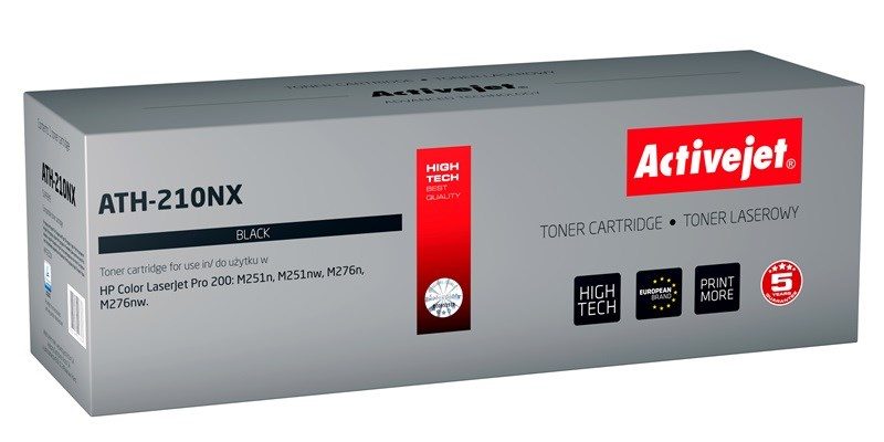 Activejet ATH-210NX toner (replacement for HP 131X CF210X, Canon CRG-731BH; Supreme; 2400 pages; black)
