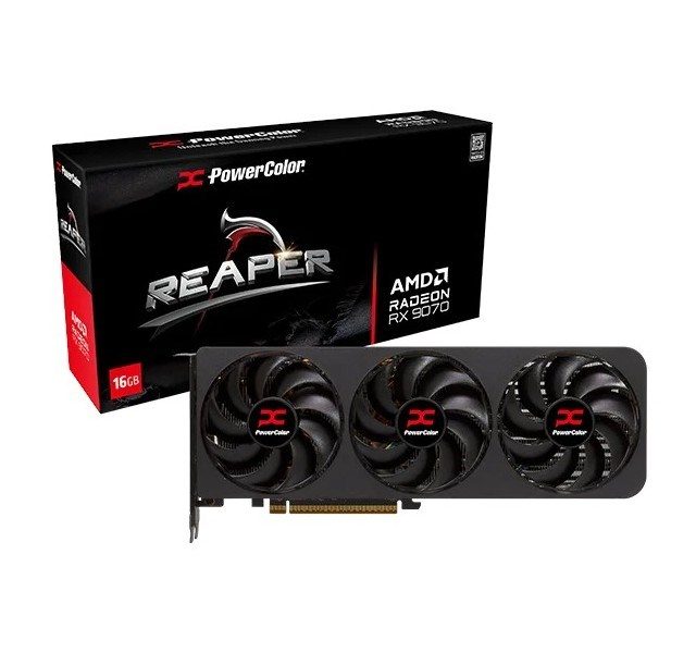 PowerColor Reaper Radeon RX 9070 AMD 16 GB GDDR6
