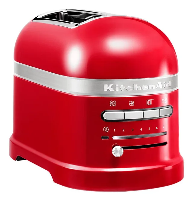 KitchenAid 5KMT2204EER 7 2 slice(s) 1250 W Red, Stainless steel