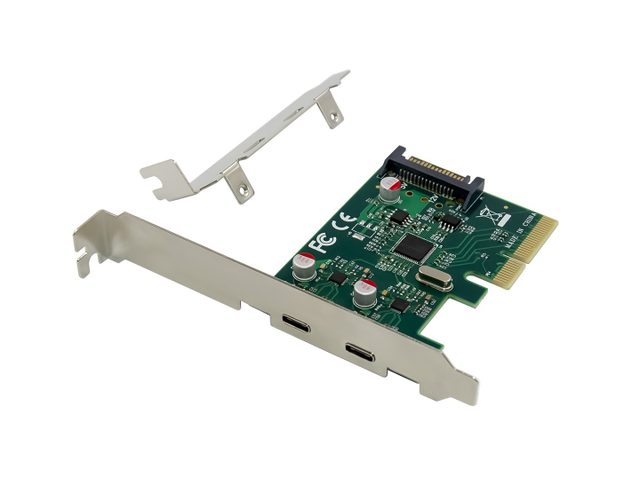 CONCEPTRONIC 4xPCIe2.0 Card 2xUSB-C3.2 Gen2 10Gbps