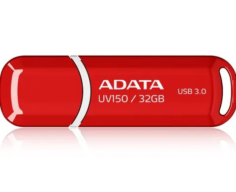 ADATA 32GB DashDrive UV150 USB flash drive USB Type-A 3.2 Gen 1 (3.1 Gen 1) Red