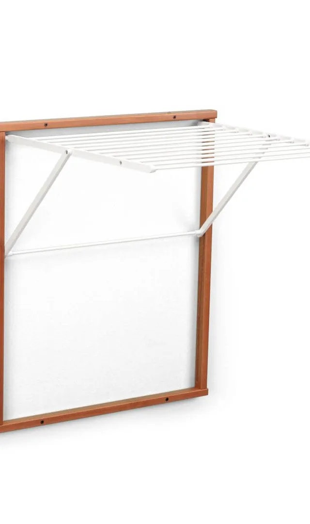 ARREDAMENTI KLEDY Wall-Mounted Drying Rack - 80 X 69 Cm Brown