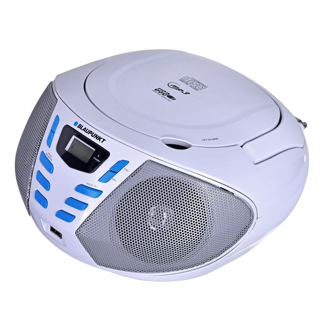 Blaupunkt BB7-WH Portable Stereo System Digital 2.4 W FM Grey MP3 Playback