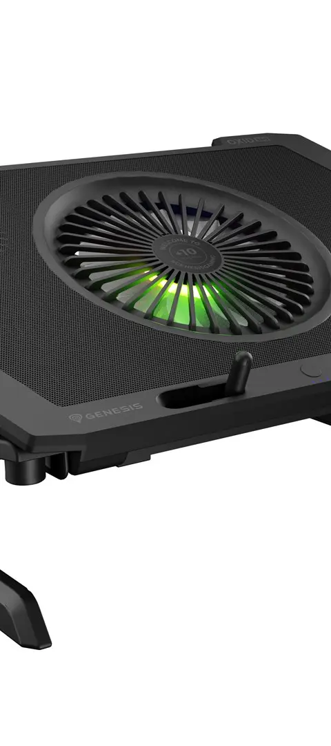 GENESIS Oxid 850 laptop cooling pad 43.9 cm (17.3") 2500 RPM Black