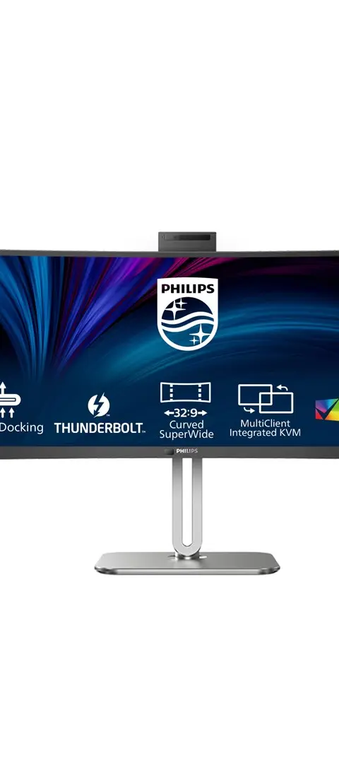 Philips 49B2U6903CH/00 computer monitor 124.5 cm (49") 5120 x 1440 pixels Dual QHD LCD Grey