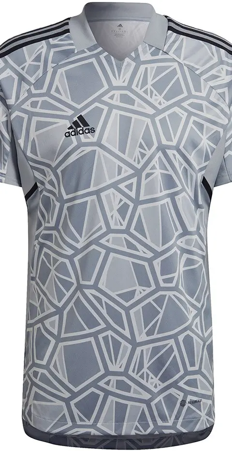 Men's Condivo 22 Goalkeeper Jersey Short Sleeve Grey HB1622