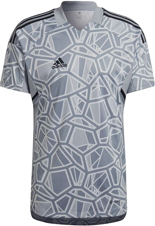 Men's Condivo 22 Goalkeeper Jersey Short Sleeve Grey HB1622