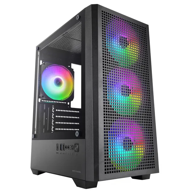 Mars Gaming MCQUANTUM computer case Midi Tower Black