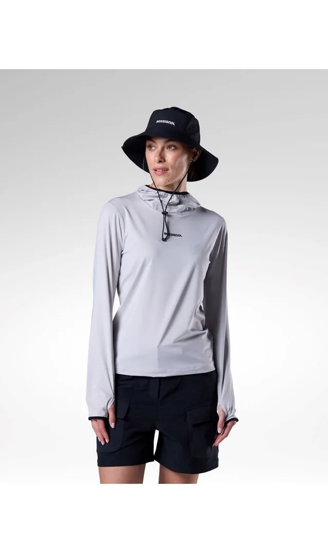 Bluza damska ROSSIGNOL W Westweg Sun Hoodie szara - XL
