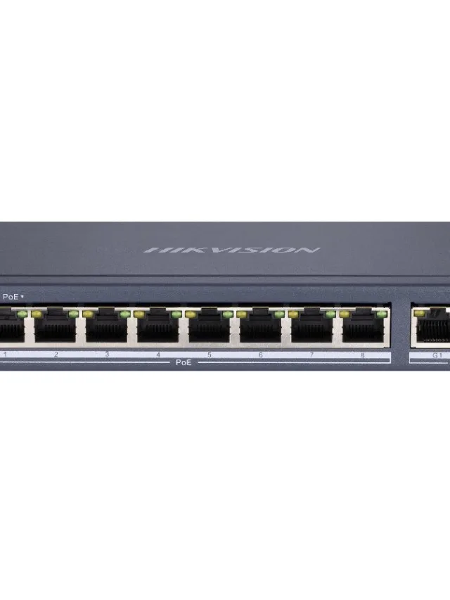 Hikvision DS-3E0310P-E/M network switch Unmanaged L2 Fast Ethernet (10/100) Power over Ethernet (PoE) Black