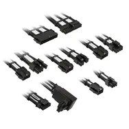 Kolink Core Pro Braided Cable Extension Kit 12V-2x6 Type 2 - Jet Black/Brilliant White