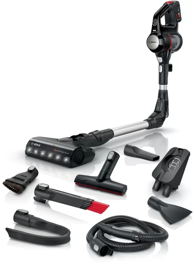 Bosch BCS711PET Stick Vacuum Battery Dry Bagless 0.3 L Black Red 3 Ah