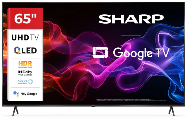 Sharp | 65HP5265E | 65 | Smart TV | Google TV | UHD | Black