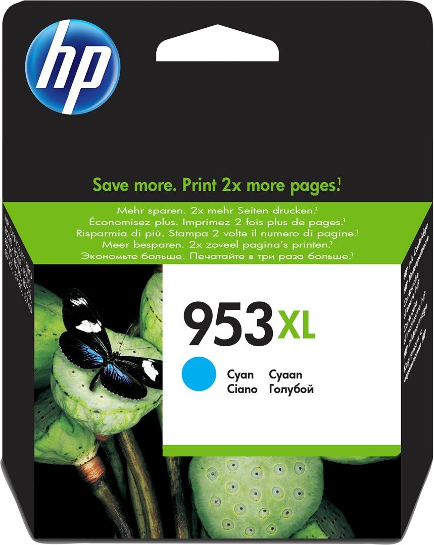 HP 953XL High Yield Cyan Original Ink Cartridge