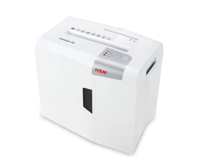 HSM Shredstar X5 Document Shredder 4.5 X 30 Mm Separate CD-Cutting Mechanism