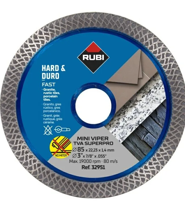RUBI TARCZA DIAMENTOWA TVA  85 SUPERPRO MINI VIPER