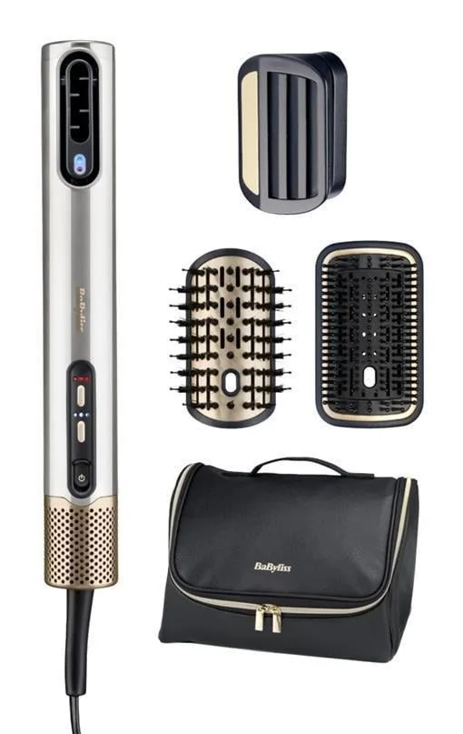 BaByliss AS6555E hair styling tool Hair styling kit Airflow Gold, Silver 2.5 m