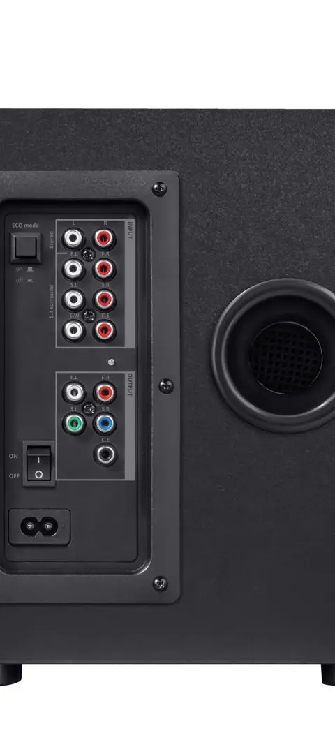Trust GXT 658 Tytan 5.1 speaker set 90 W Universal Black 5.1 channels
