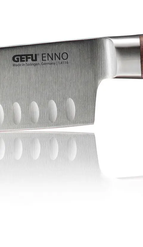 GEFU ENNO Santoku Knife With Grooves 18 Cm