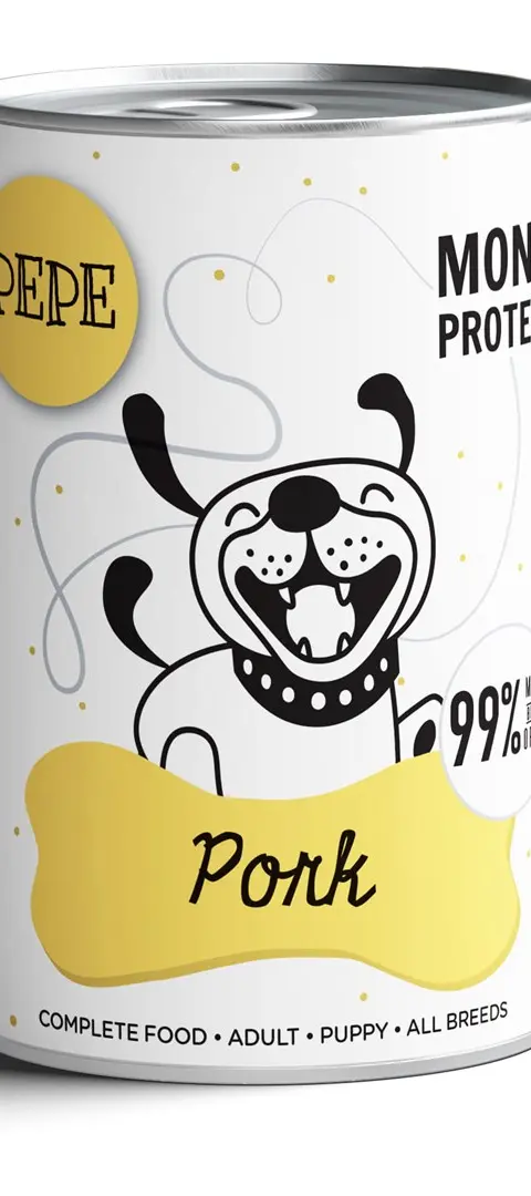 PAKA ZWIERZAKA Pepe Pork - Wet Dog Food - 400g