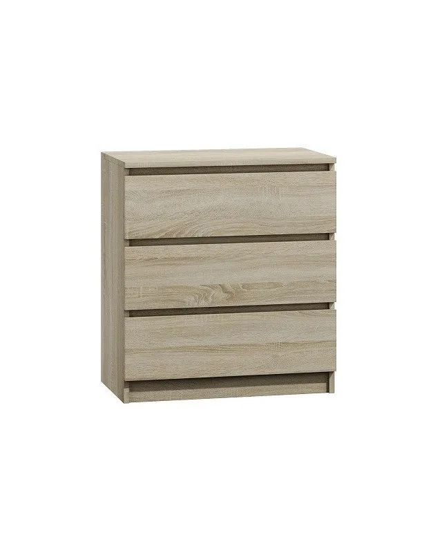 Topeshop M3 SONOMA chest of drawers