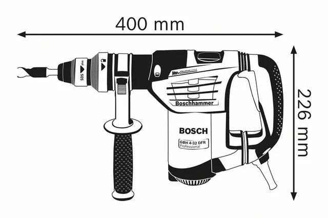 Bosch 0 611 332 101 Rotary Hammer 900 W 800 RPM