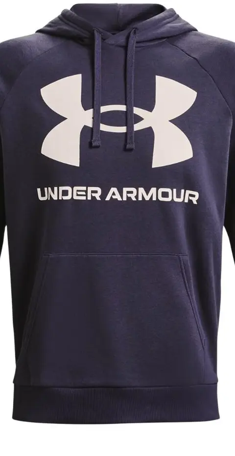 Under Armour Men's Rival Fleece Big Logo HD Sweatshirt Purple 1357093 558