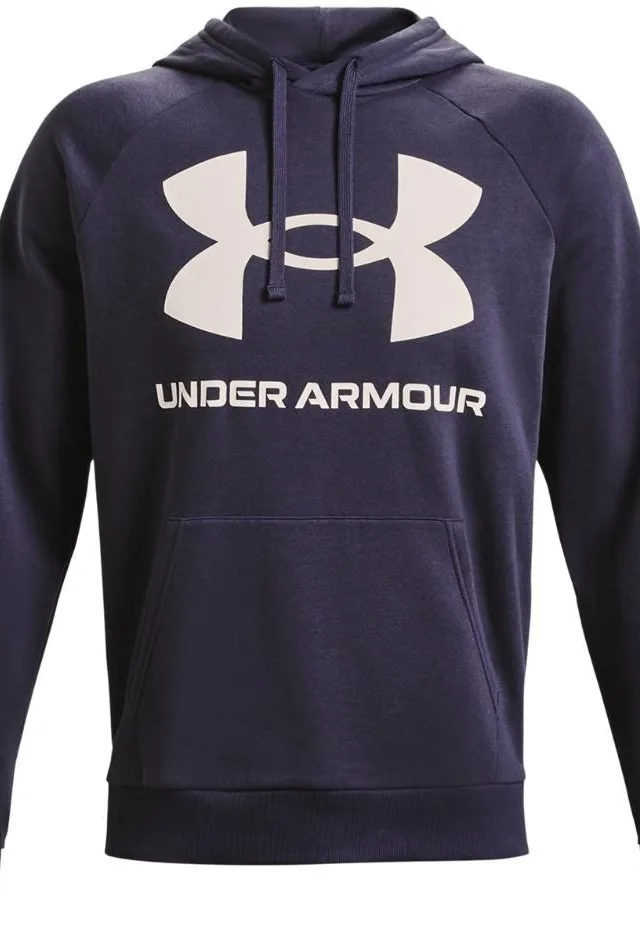 Under Armour Men's Rival Fleece Big Logo HD Sweatshirt Purple 1357093 558