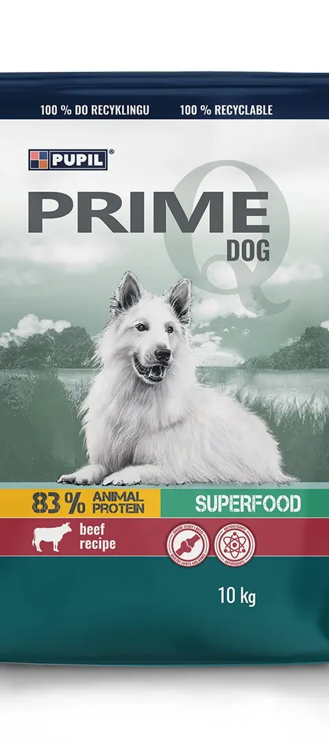 PUPIL Prime Rich In Beef With Vegetables - Dry Dog Food - 10kg