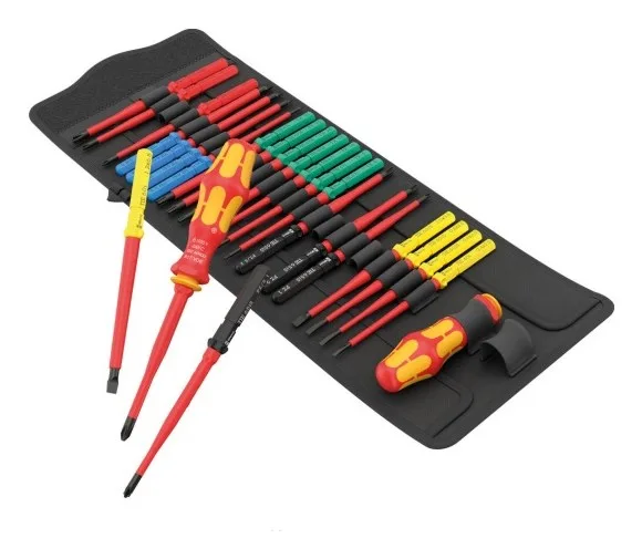 Insulated Screwdrivers VDE Kraftform 26 Pcs