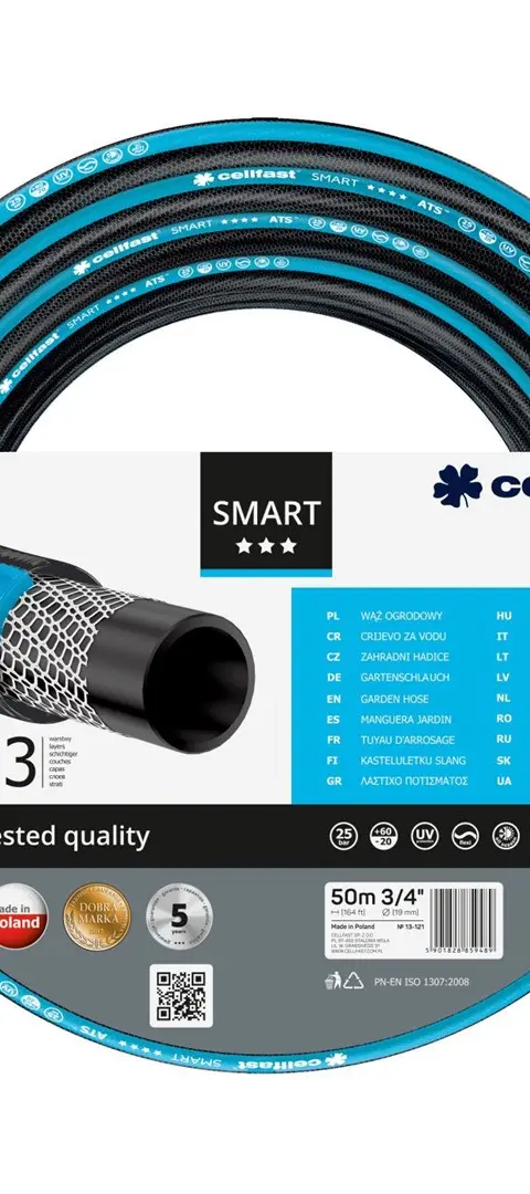 CELLFAST GARDEN HOSE SMART ATS 3/4 50m