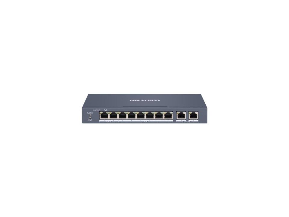 Hikvision DS-3E1310HP-EI network switch Managed Fast Ethernet (10/100) Power over Ethernet (PoE) Grey