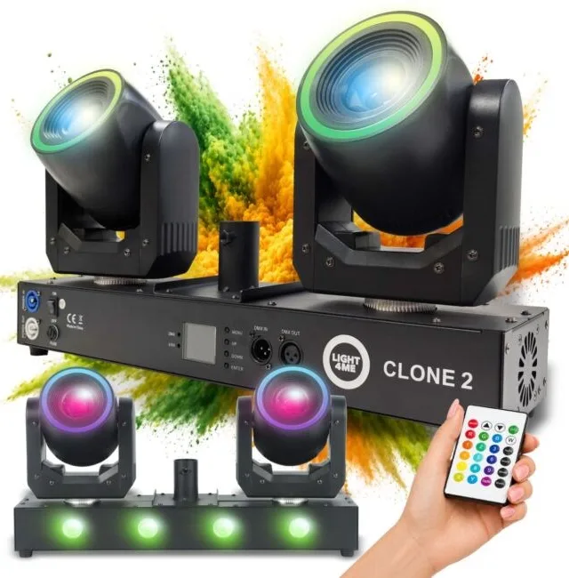 LIGHT4ME CLONE 2 multiefekt oświetleniowy 3w1 oświ