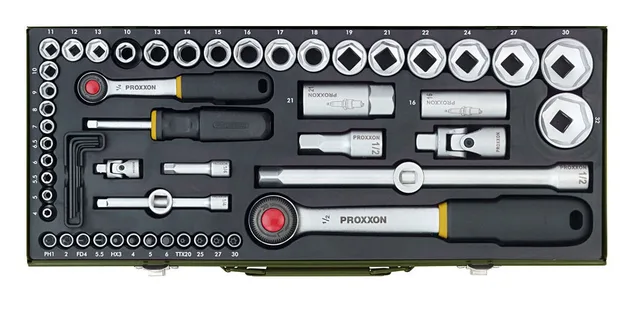 Proxxon 23 040 Socket Wrench Set 56 Pc(S)