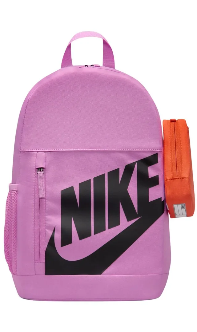 Plecak Nike Elemental różowy + piórnik pomarańczowy HJ4186 503