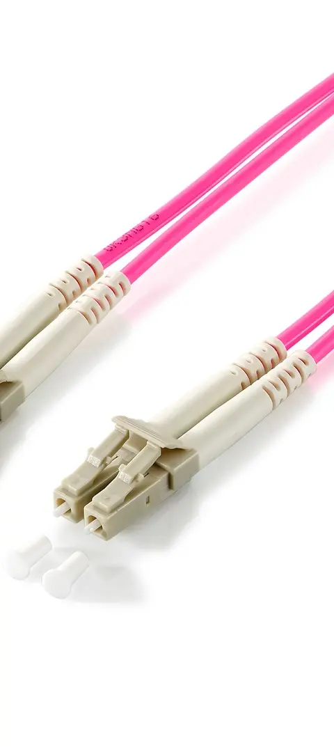 Equip LC/LC Fiber Optic Patch Cable, OM4, 20m