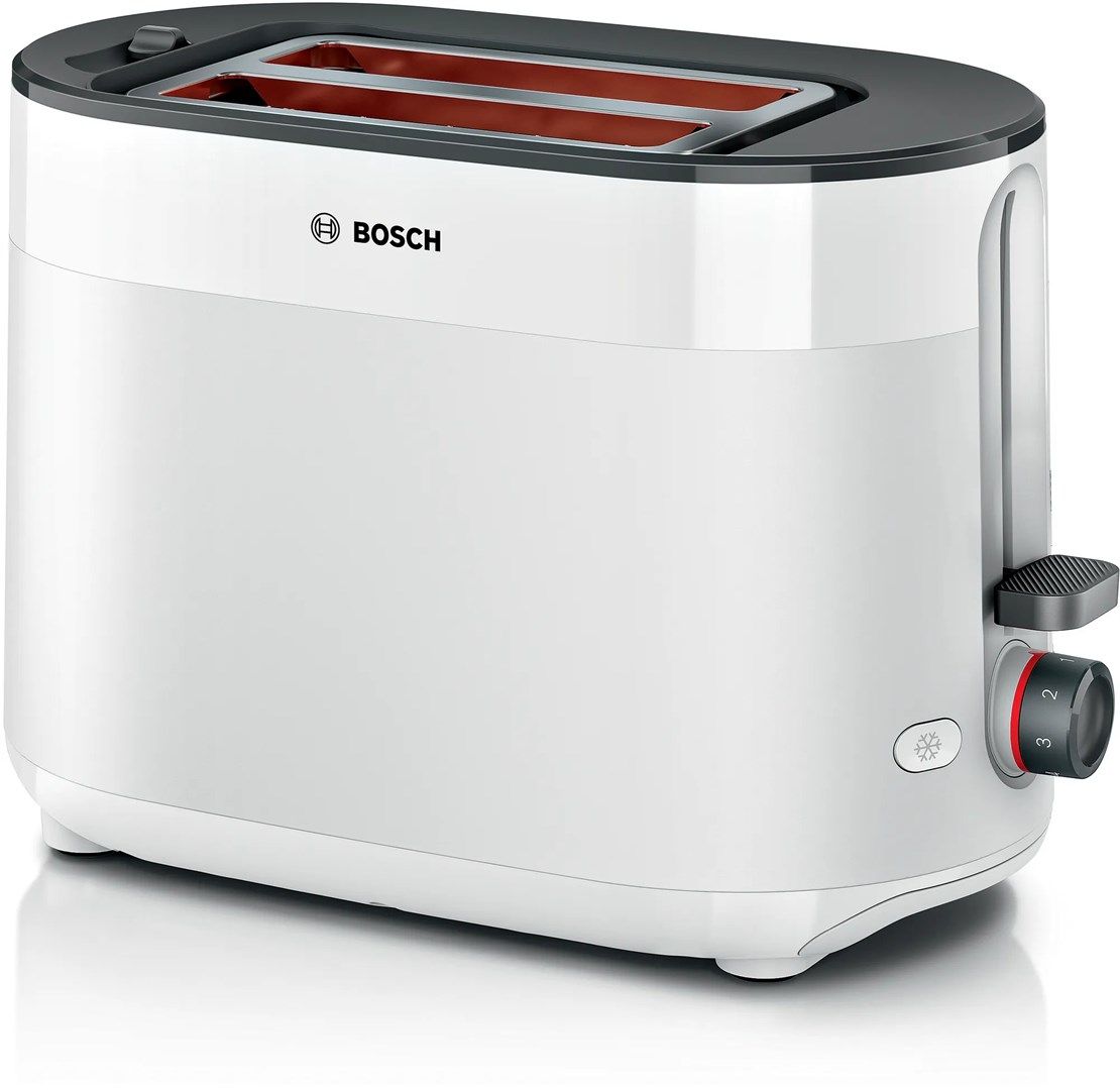 Bosch TAT2M121 Toaster 6 2 Slice(S) 950 W White