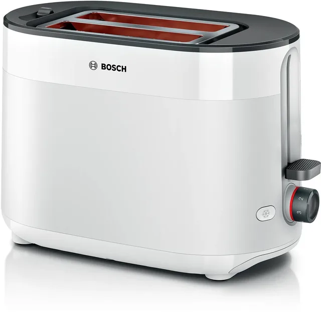 Bosch TAT2M121 Toaster 6 2 Slice(S) 950 W White