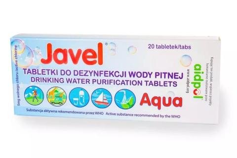 Javel Aqua Water Disinfection Tablets 20 Pcs