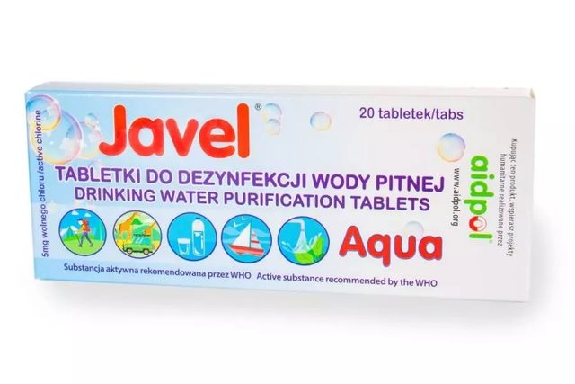 Javel Aqua Water Disinfection Tablets 20 Pcs