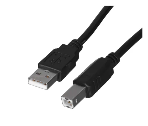 Lanberg CA-USBA-10CC-0018-BK USB cable USB 2.0 1.8 m USB B 0.48 Gbit/s Black