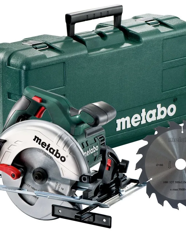 Metabo KS 55 SET 16 cm Black, Green, Red, Stainless steel 5600, 4400 1200 W