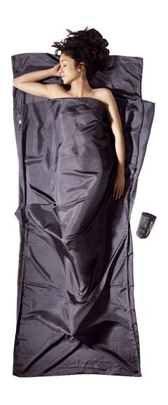 Cocoon TravelSheet Rectangular Sleeping Bag Silk Grey
