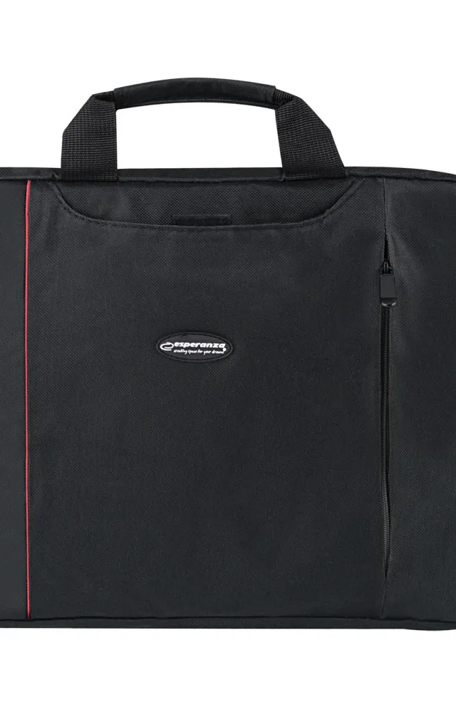 Esperanza ET192 notebook case 39.6 cm (15.6") Messenger case Black